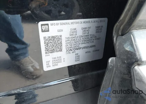 2024 Chevrolet Equinox Rs from USA, damaged, VIN 3GN7DNRP1RS214895